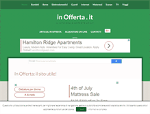 Tablet Screenshot of in-offerta.it